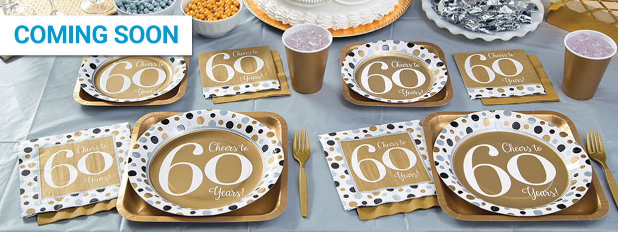 Cheers to 60 Years Party Supplies