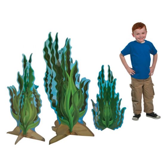 3D Seaweed Cardboard Stand-Ups - Party Supplies, Ideas