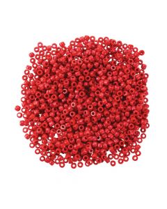 1/2 Lb. of Red Pony Beads