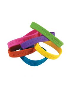 100th Day of School Rubber Bracelets