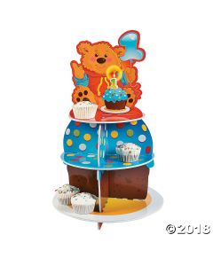 1ST Birthday Bear Cupcake Holder
