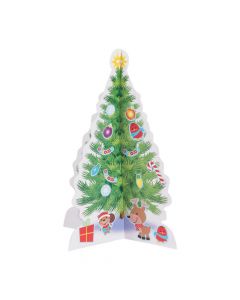 3D Christmas Tree Sticker Scenes