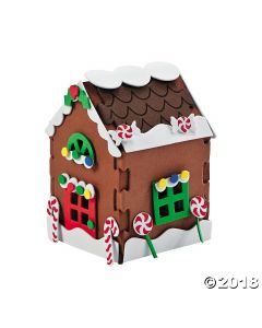 3D Gingerbread House Christmas Craft Kit