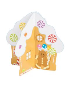 3D Gingerbread House with Stickers