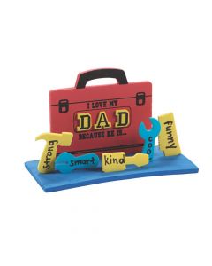 3D I Love My Dad Because Toolbox Craft Kit