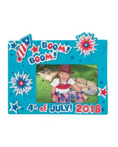 4th of July Picture Frame Magnet Craft Kit