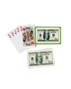 $100 Bill Playing Cards