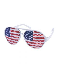 Adult’s Aviator American Flag Pinhole Glasses