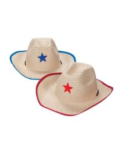 Adult's Cowboy Hats with Star Assortment