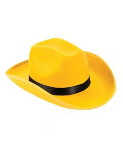 Adult's Yellow Cowboy Hat