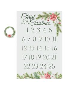 Advent Calendar Countdown to Christmas Wall Cling