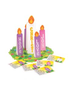 Advent Calendar with Stickers Craft Kit