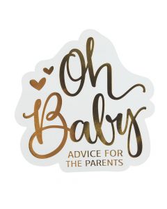 Advice for the Parents Baby Shower Game