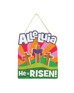Alleluia, He is Risen Sign Craft Kit
