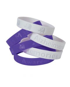 Alzheimer's Awareness Silicone Bracelets