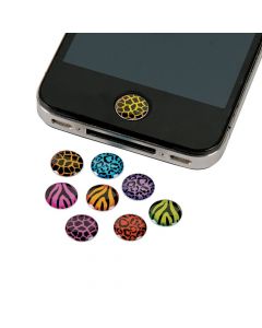 Animal Print Home Button Stickers