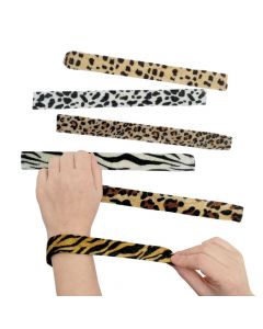 Animal Print Slap Bracelets