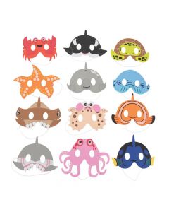 Aquatic Animal Face Masks