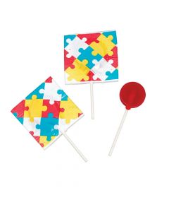 Autism Awareness Printed Lollipops