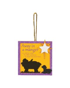 Away in a Manger Ornament Craft Kit