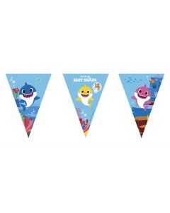 Baby Shark Paper Triangle Flag Banner