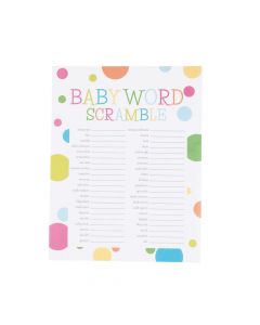 Baby Word Scramble
