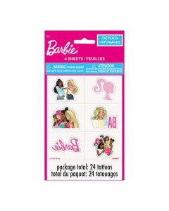 Barbie and Friends Temporary Tattoos - 24 Pc.