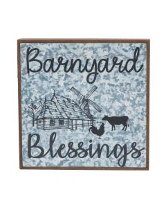 Barnyard Blessings Wall Sign