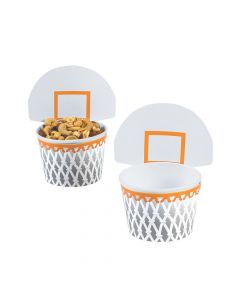 Basketball Paper Snack Cups