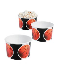 Basketball Snack Bowls