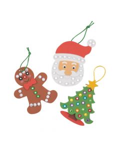 Bead Decorated Christmas Ornament Craft Kit