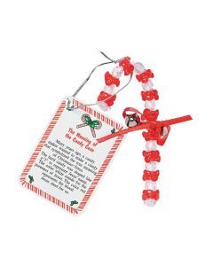 Beaded the Meaning of the Candy Cane Christmas Ornament Craft Kit