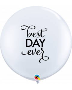 Best Day Ever Round Latex Balloon
