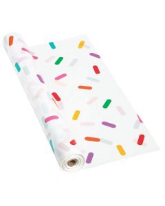 Birthday Sprinkles Plastic Tablecloth Roll