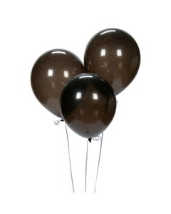 Black 9" Latex Balloons