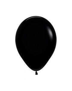 Black Fashion Solid Balloons 12cm