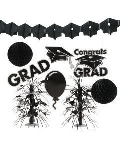 Black Graduation Decorating Kit