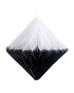 Black Hanging Diamond Honeycomb Decorations