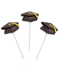 Black Mortar Board Graduation Lollipops