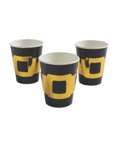 Black Paper Cups with Buckle