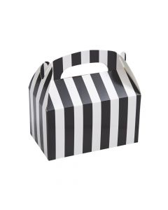 Black and White Striped Favor Boxes