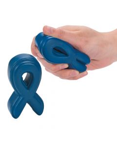 Blue Awareness Ribbon Stress Toys