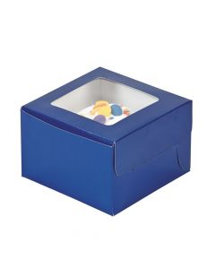 Blue Cupcake Boxes