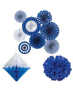 Blue Hanging Decorating Kit