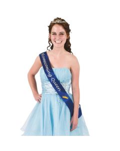 Blue "Homecoming Queen" Sash