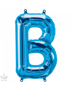 Blue Letter B Air Filled 41cm Foil Balloon