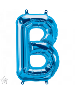 Blue Letter B Foil Balloon 86CM