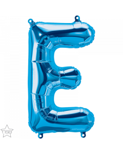 Blue Letter E Foil Balloon 86CM