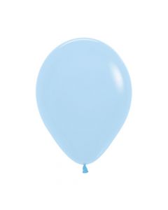 Blue Pastel Matte Balloons 12cm