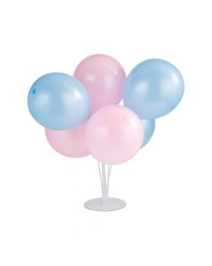 Blue & Pink Latex Balloon Bouquet Centerpieces
